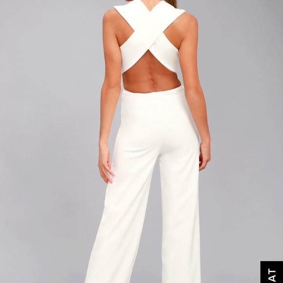 white jumpsuit bachelorette